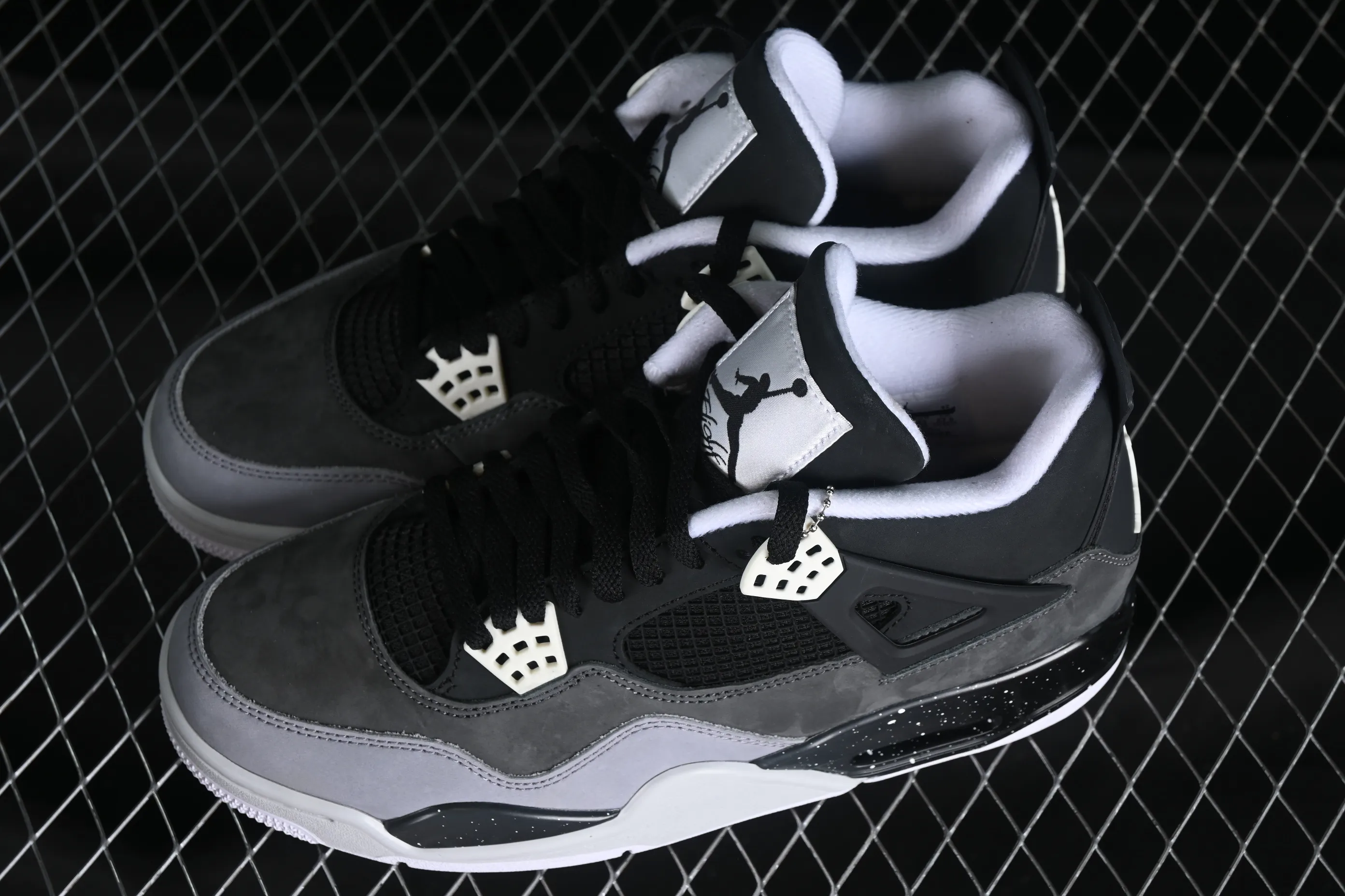 All categories Air Jordan Jordan series basketball shoes Air Jordan 4 GX foreign trade version Air Jordan 4 Georgetown Fear Pack AJ4 Joe 4 Fear Oreo 626969-030